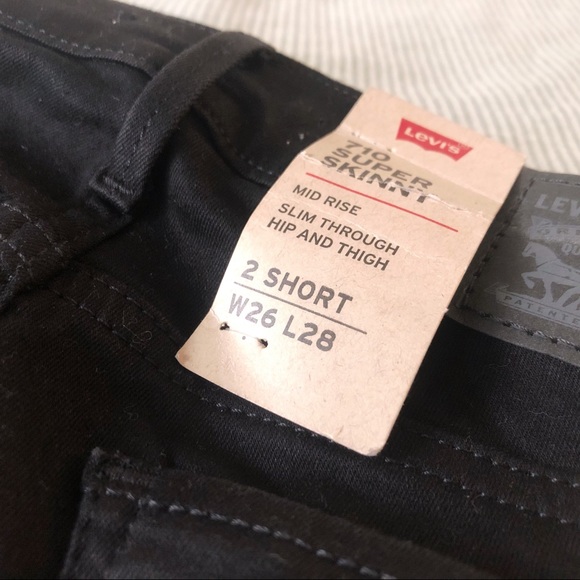 LEVI’S 710 Skinny Jeans Waist 26 Length 28 | NWT - Picture 5 of 7